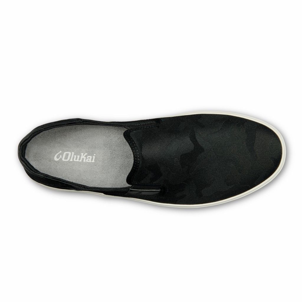 Zapatos Olukai Lae‘ahi Pa‘i - Zapatos Hombre Negros 20907-841